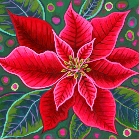 Red Poinsettia I -  Peggy Davis - McGaw Graphics