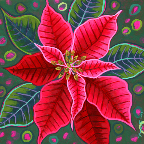 Red Poinsettia II -  Peggy Davis - McGaw Graphics