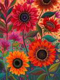 For the Love of Sunflowers -  Peggy Davis - McGaw Graphics