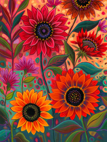 For the Love of Sunflowers -  Peggy Davis - McGaw Graphics