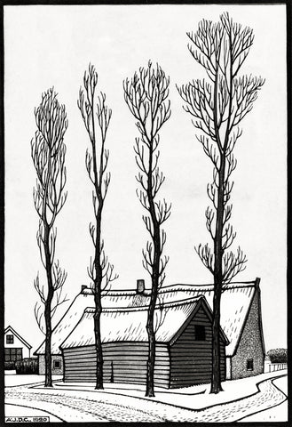 Winter, 1920 -  Julie de Graag - McGaw Graphics