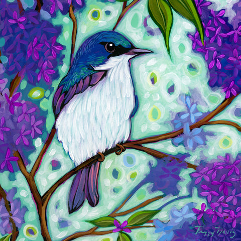 Lilacs & Blue Birds I -  Peggy Davis - McGaw Graphics