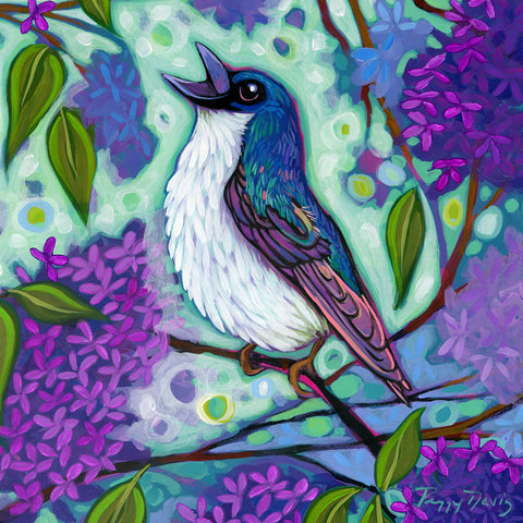 Lilacs & Blue Birds II -  Peggy Davis - McGaw Graphics