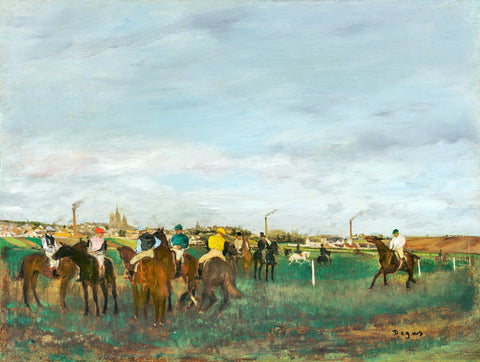 The Races, ca. 1871-1872 -  Edgar Degas - McGaw Graphics