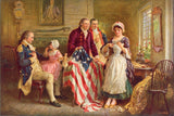 Betsy Ross, 1777 -  Jean Leon Gerome Ferris - McGaw Graphics
