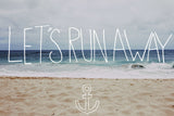 Let’s Run Away: Sandy Beach, Hawaii -  Leah Flores - McGaw Graphics
