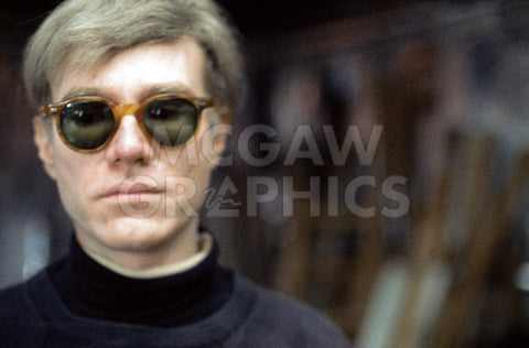 Andy Warhol at the Factory, circa 1966 (Color Factory #5) -  Andy Warhol/ Nat Finkelstein - McGaw Graphics