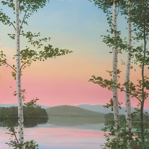 Cooper Sunset Birches -  Elissa Gore - McGaw Graphics