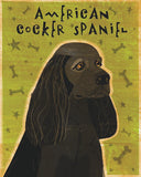 American Cocker Spaniel (black) -  John W. Golden - McGaw Graphics