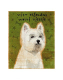 West Highland White Terrier -  John W. Golden - McGaw Graphics