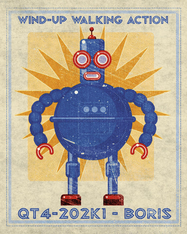 Boris Box Art Robot -  John W. Golden - McGaw Graphics