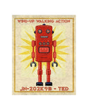 Ted Box Art Robot -  John W. Golden - McGaw Graphics
