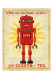 Ted Box Art Robot -  John W. Golden - McGaw Graphics