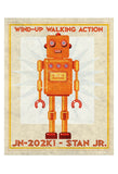 Stan Jr. Box Art Robot -  John W. Golden - McGaw Graphics