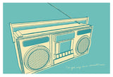 Lunastrella Boombox -  John W. Golden - McGaw Graphics