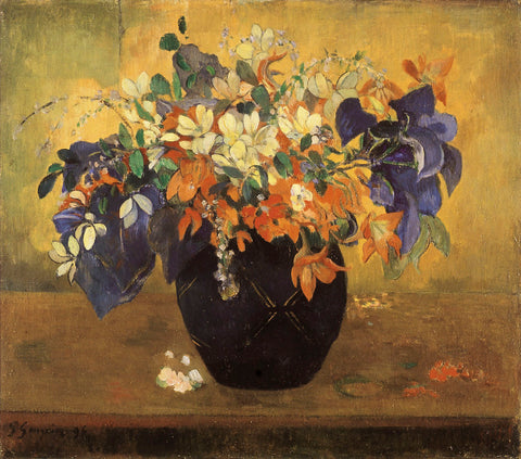 A Vase of Flowers, 1896 -  Paul Gauguin - McGaw Graphics