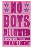 No Boys Allowed -  John W. Golden - McGaw Graphics