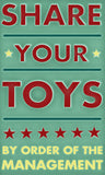 Share Your Toys -  John W. Golden - McGaw Graphics