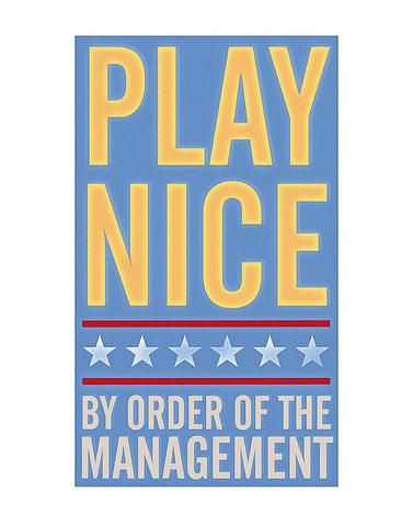Play Nice -  John W. Golden - McGaw Graphics