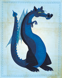Blue Dragon -  John W. Golden - McGaw Graphics