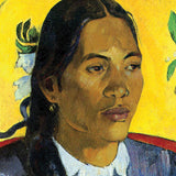 Woman With Flower (detail) -  Paul Gauguin - McGaw Graphics