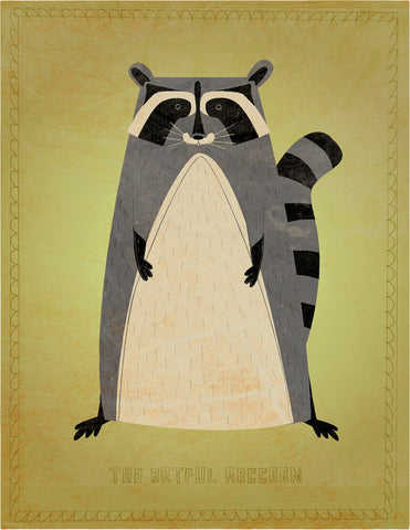 The Artful Raccoon -  John W. Golden - McGaw Graphics