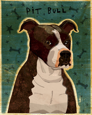 Brindle Pit Bull -  John W. Golden - McGaw Graphics