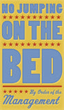 No Jumping on the Bed (yellow) -  John W. Golden - McGaw Graphics
