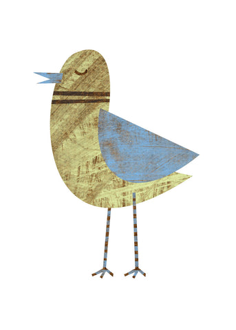 Blue Winged Bird -  John W. Golden - McGaw Graphics
