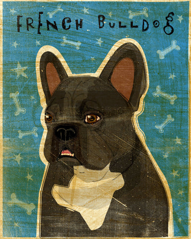 French Bulldog (Black and White) -  John W. Golden - McGaw Graphics