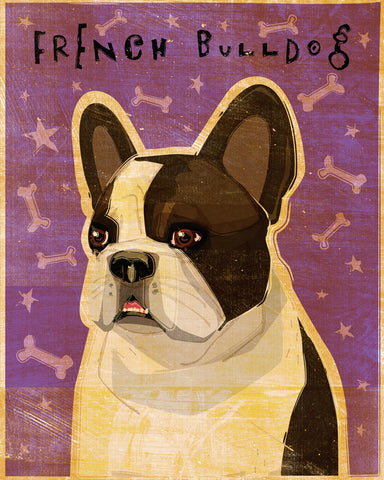 French Bulldog (White Brindle) -  John W. Golden - McGaw Graphics