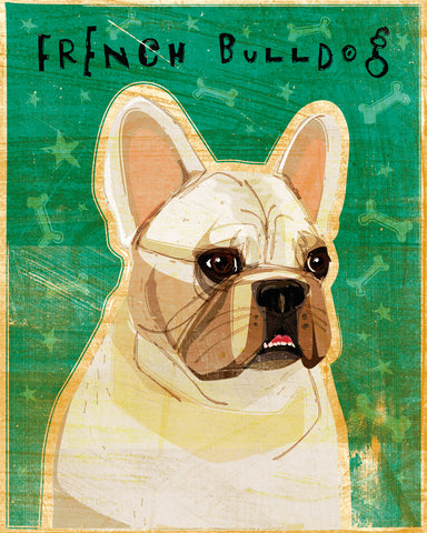 French Bulldog (White) -  John W. Golden - McGaw Graphics