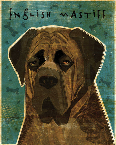 English Mastiff (Brindle) -  John W. Golden - McGaw Graphics