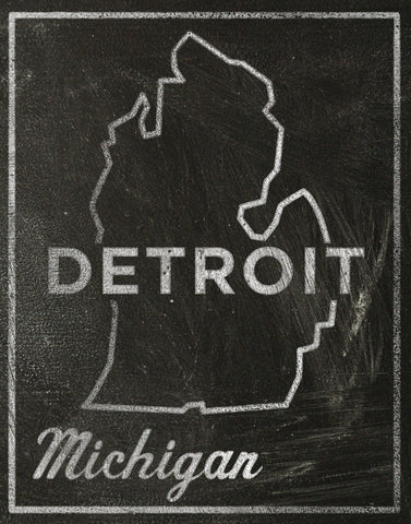 Detroit, Michigan -  John W. Golden - McGaw Graphics