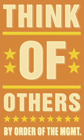 Think of Others -  John W. Golden - McGaw Graphics