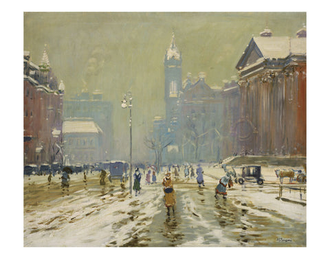 Copley Square, Boston, about 1908 -  Arthur Clifton Goodwin - McGaw Graphics