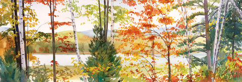 Autumn Lake III -  Elissa Gore - McGaw Graphics