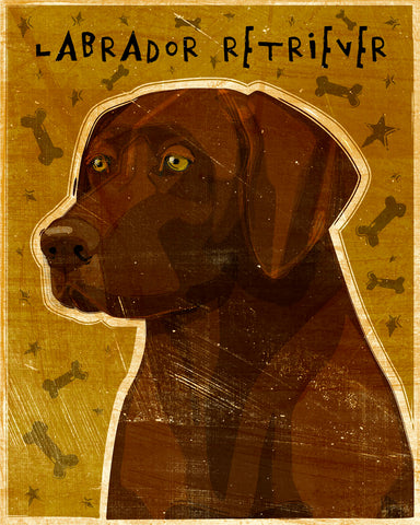 Chocolate Lab (NEW) -  John W. Golden - McGaw Graphics