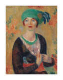 Girl in Green Turban, 1913 -  William James Glackens - McGaw Graphics