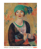 Girl in Green Turban, 1913 -  William James Glackens - McGaw Graphics