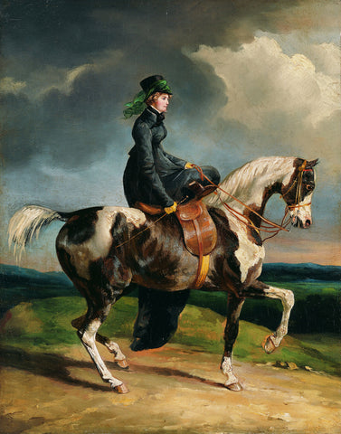 Horsewoman -  Theodore Gericault - McGaw Graphics