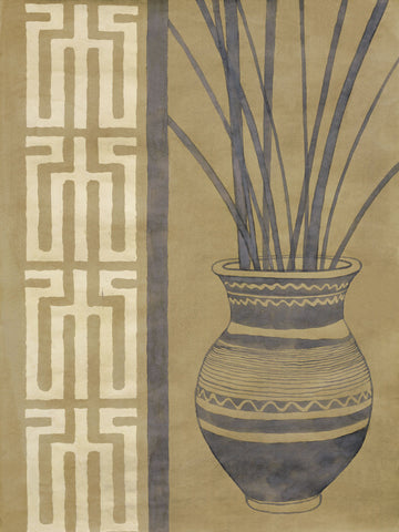 Tribal Vase -  Dominique Gaudin - McGaw Graphics