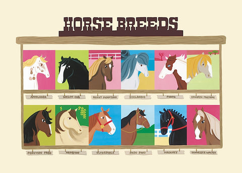 Horse Breeds -  Janell Genovese - McGaw Graphics