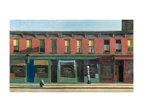 Early Sunday Morning, 1930 -  Edward Hopper - McGaw Graphics