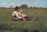 Boys in a Pasture, 1874 -  Winslow Homer - McGaw Graphics