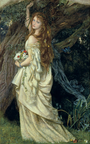 Ophelia, ca. 1865 -  Arthur Hughes - McGaw Graphics