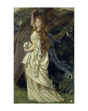 Ophelia, ca. 1865 -  Arthur Hughes - McGaw Graphics