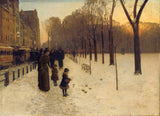 Boston Common at Twilight, 1885-86 -  Childe Hassam - McGaw Graphics