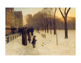 Boston Common at Twilight, 1885-86 -  Childe Hassam - McGaw Graphics