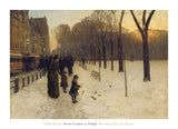 Boston Common at Twilight, 1885-86 -  Childe Hassam - McGaw Graphics
